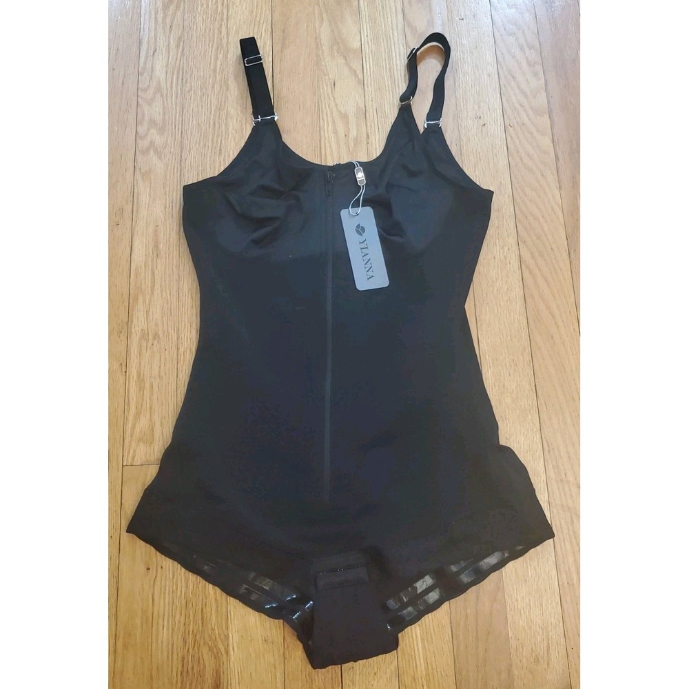 Yianna Fajas Columbianas Shapewear Womens Size Large 7508 Zip Front